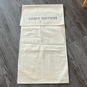 Authentic Louis Vuitton Cotton Dust Bag - LARGE 12”W x 21”H